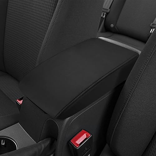 Miniatura 7 de INTGET Funda para reposabrazos de consola central de coche para accesorios VW Volkswagen Jetta 2012 2013 2014 2015 2016 2017 2018 Funda para