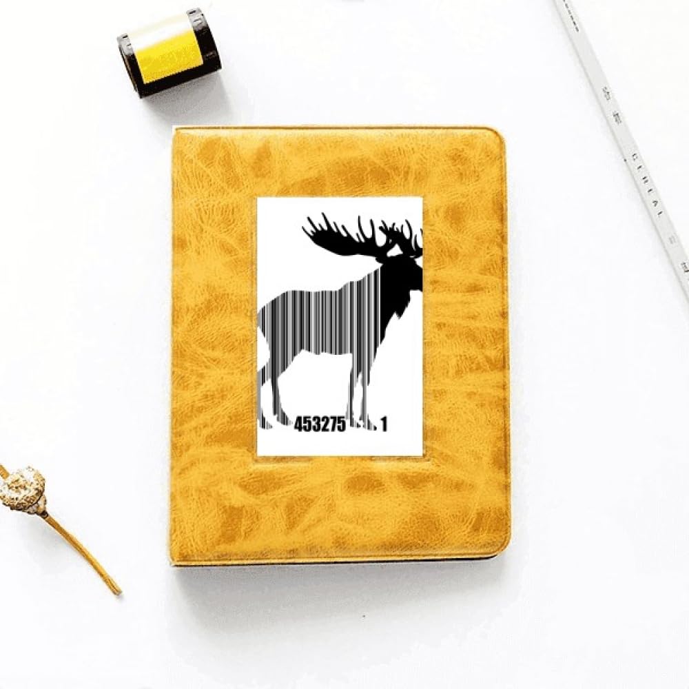 no/no Moose's Green Grass Horn Art Deco Fashion Photo Album Family Wedding Picture 4x6