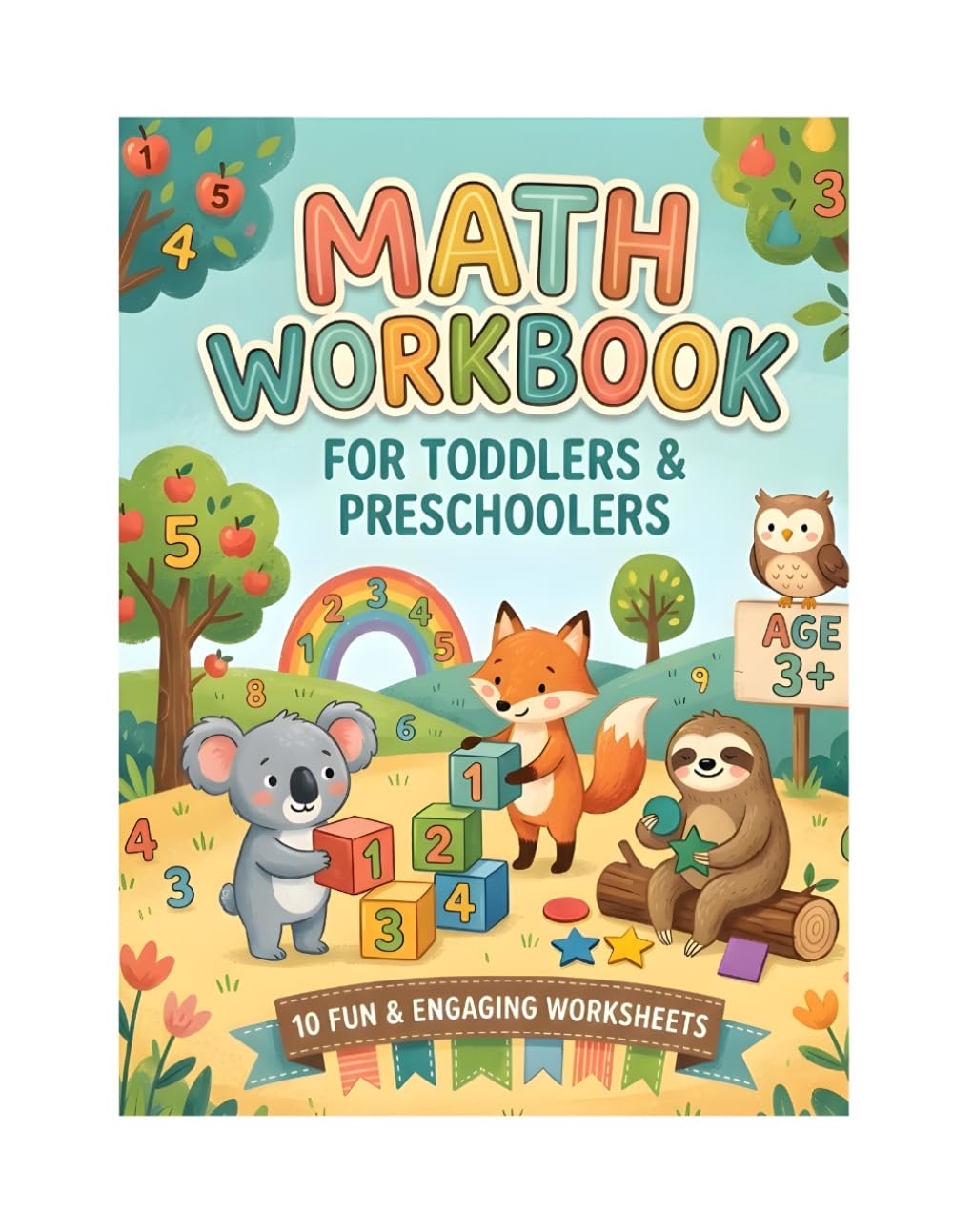 Math Workbook for Kids Ages 3+: Fun & Easy Activities to Learn Numbers and Counting