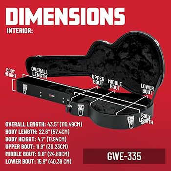 Amazon | Gator Cases ゲーター ハードケース エレキギター用 ES-335