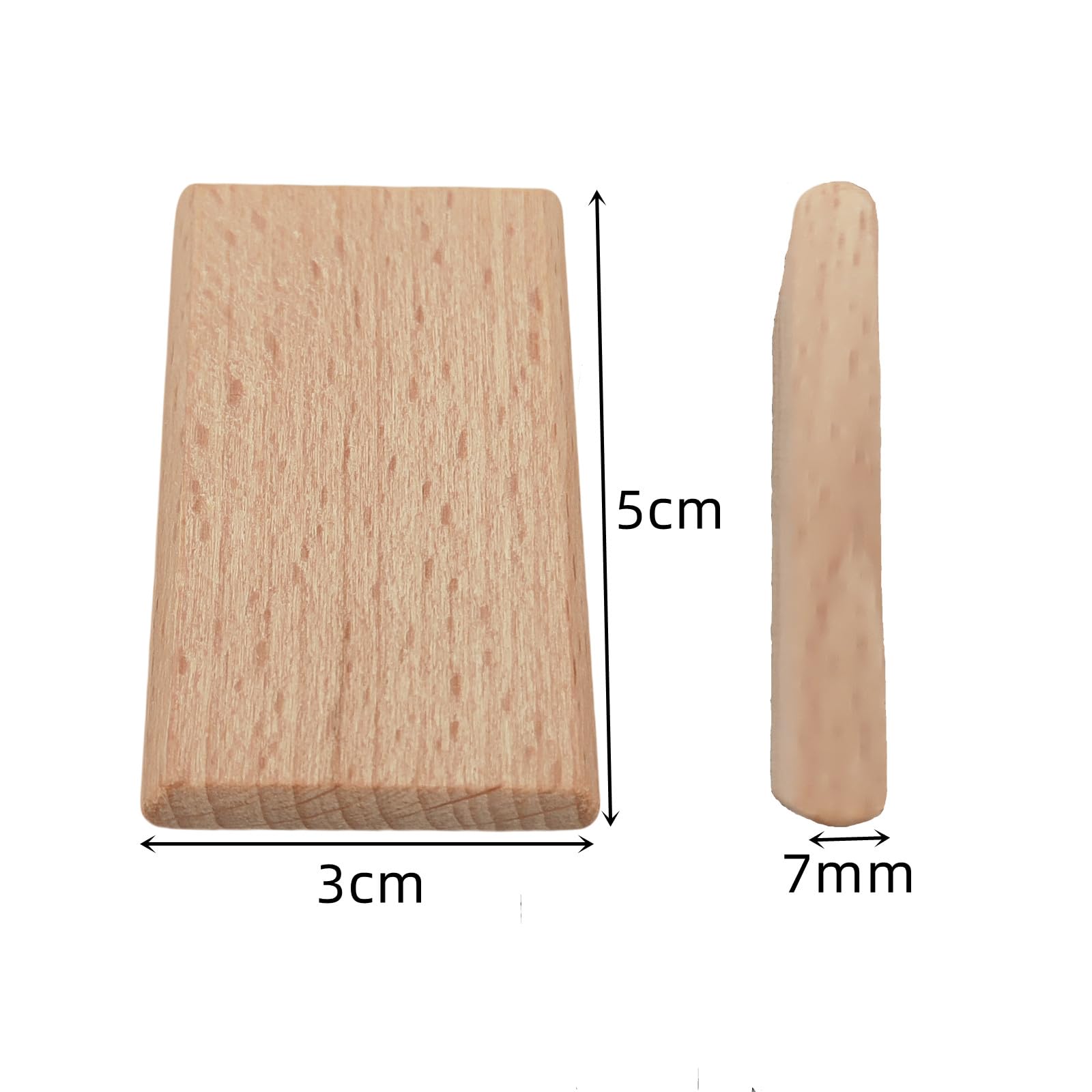 Recortes De Madera Ovalados De 1,5 Pulgadas, Juego De 30 Piezas De Cabeza De Muñeca Ovalada De Madera Sin Terminar Manualidades (38 Mm