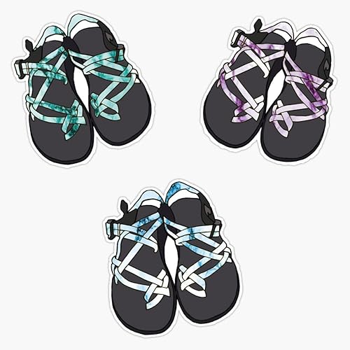 Paquete de calcomanías para parachoques de mármol Chacos de 5 pulgadas