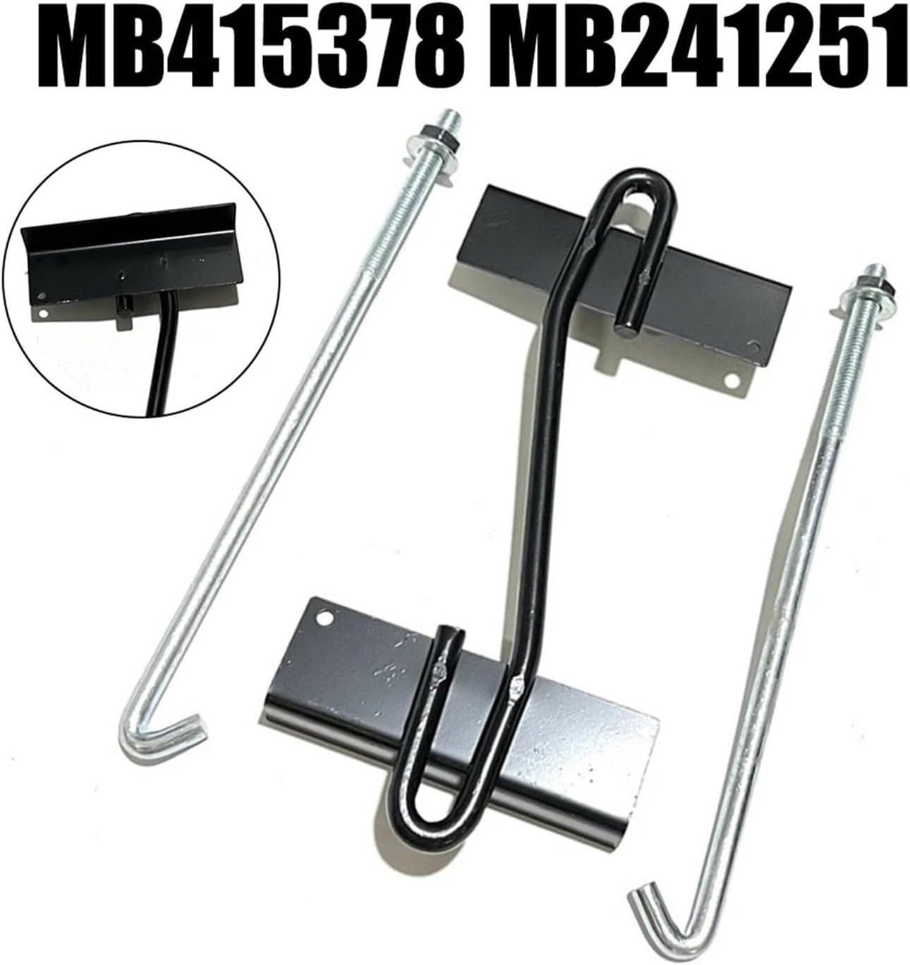 2PCS Car Battery Hold Down Bracket Replace