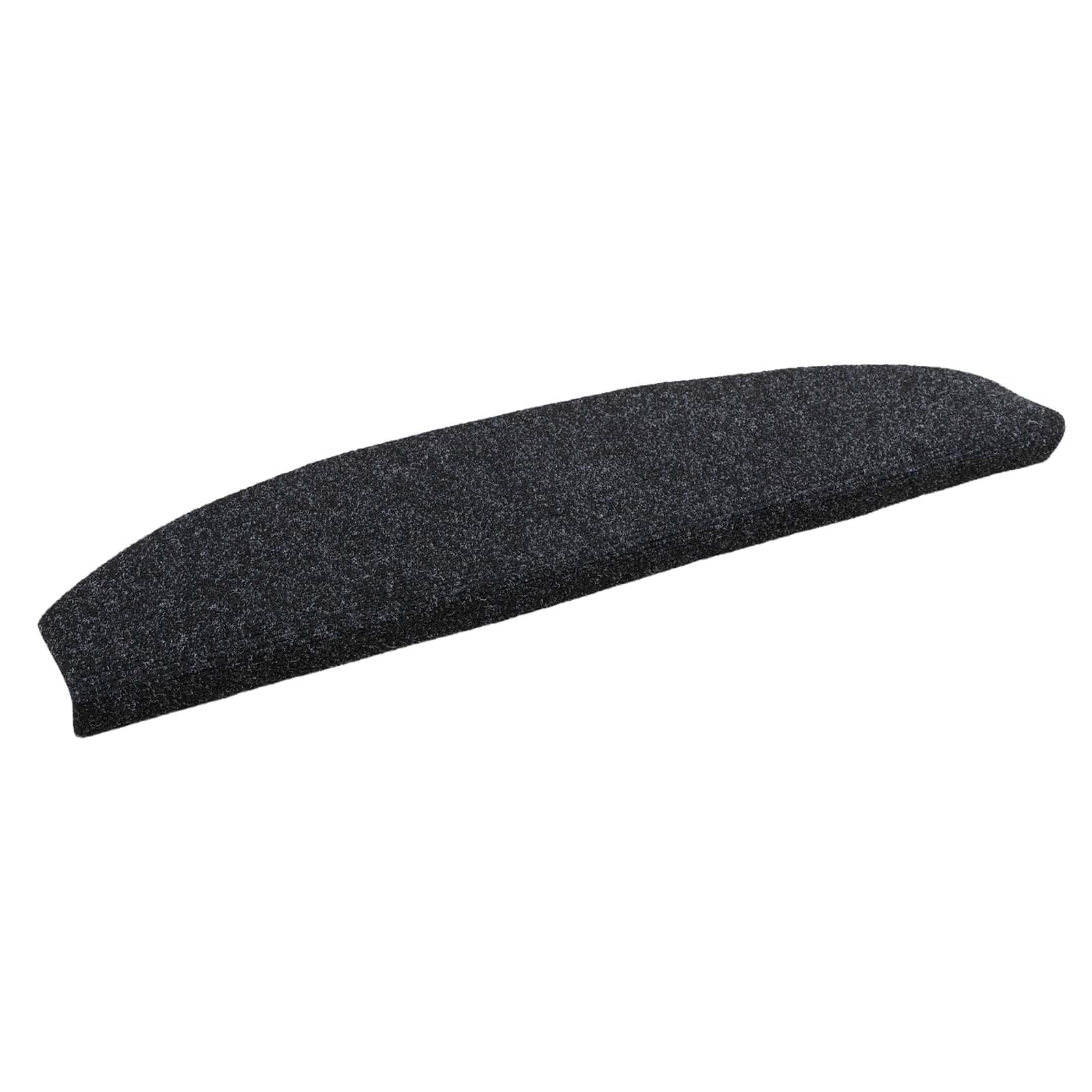 Tapis d'Escalier Auto-Adhesifs 15 Pieces 80 x 24,5 x 3,5 cm Noir