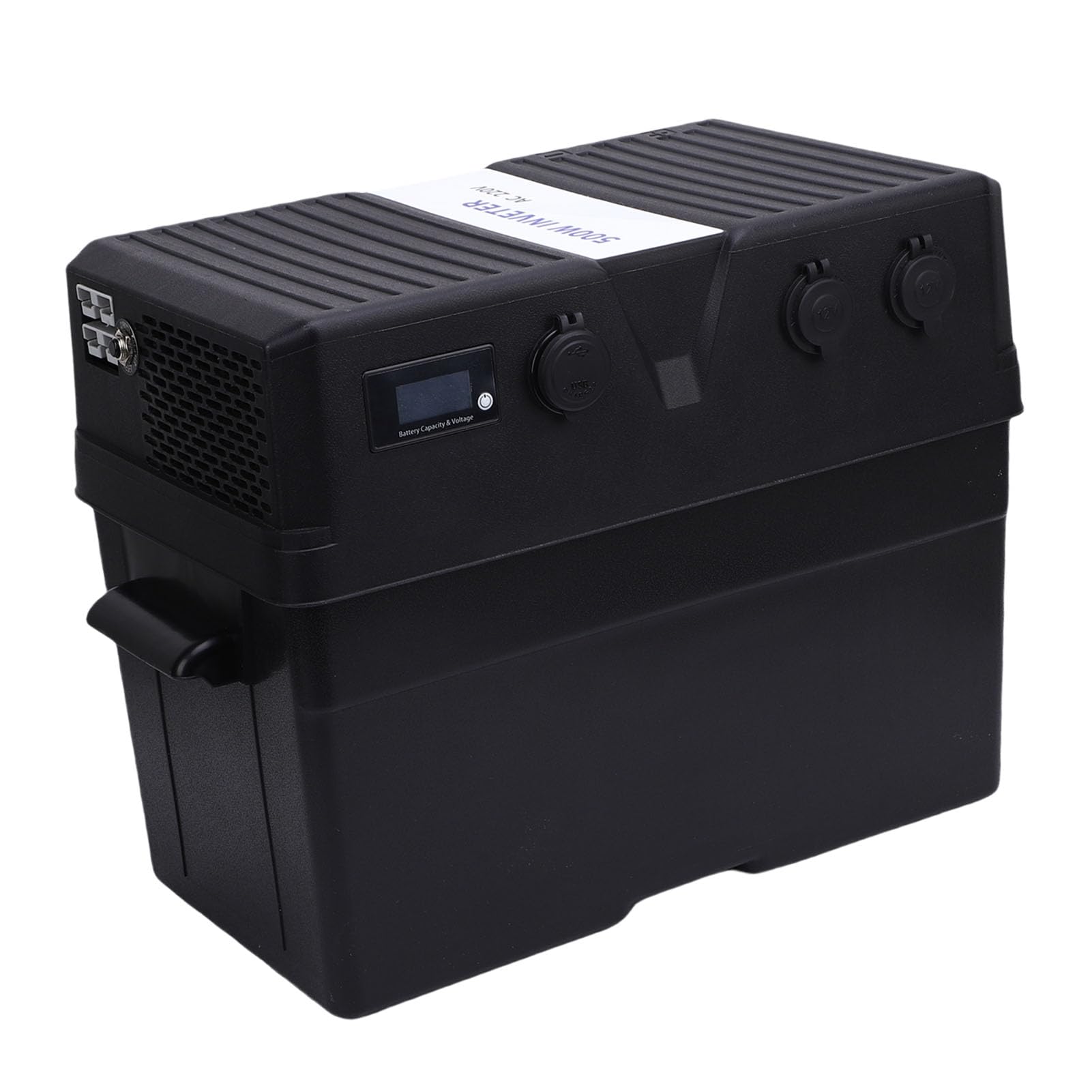 Marine Battery Box z Inteligentnym Zarządzaniem Silnikiem Trollingu, RV, Panel słoneczny. Dowód Deszczowy, Bezpieczne Przenośne Pudełko na łódź, Jacht, Samochód, Kemping,