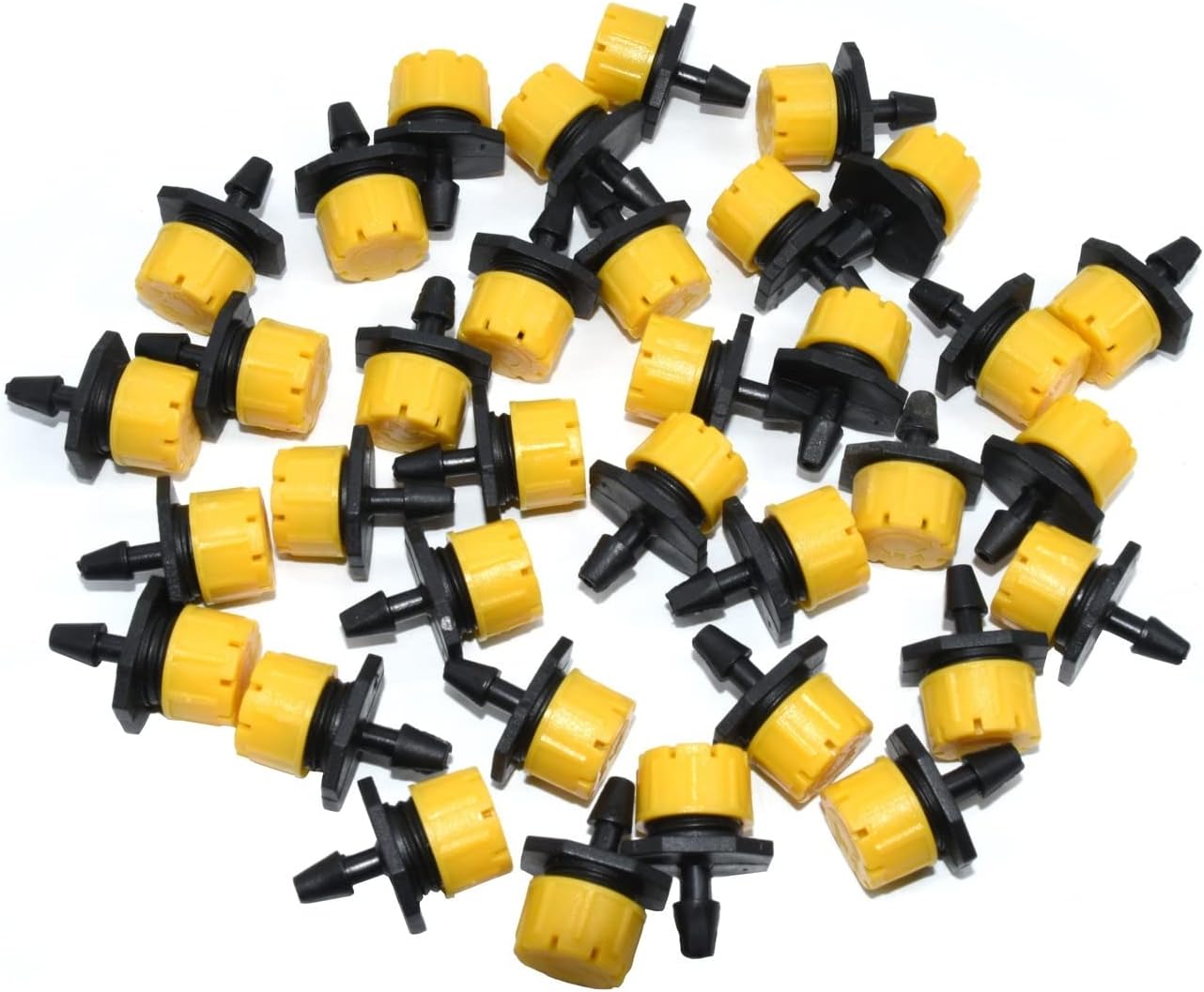 ガーデンスプリンクラー-調節可能な灌漑ドリッパースプリンクラードリップ4/7mmホース散水システム用(カラー:250、長さ:100