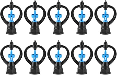 10PCS 4. 6-Minute Internal Thread Plastic Swing Arm Lawn Sprinkler Butterfly Rotary Universal Sprinkler Irrigation Nozzle Accessories