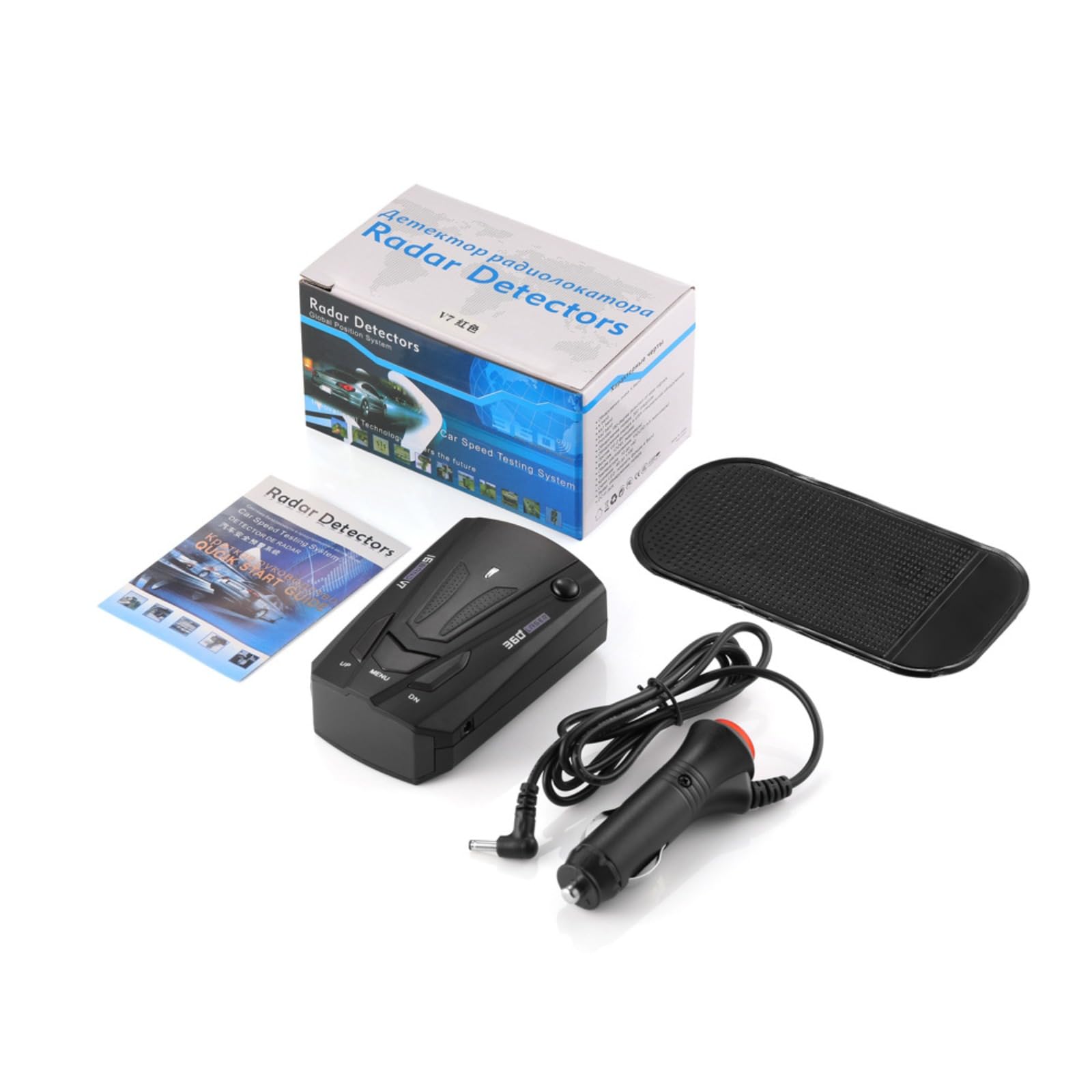 Speeder Pro Radarwarner Für Auto, Mit 360° Schutz & Sprachansagen (Schwarz)