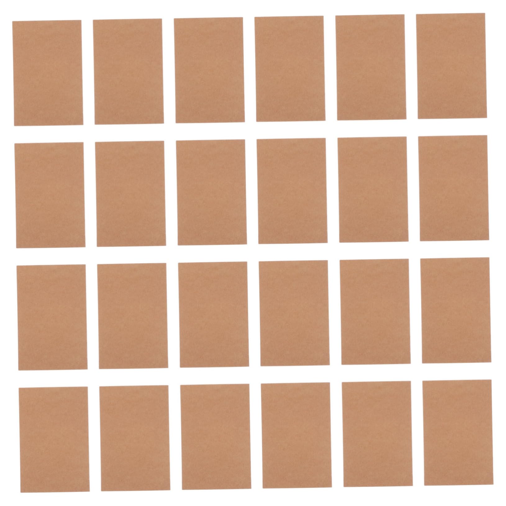 100 Stück DIY Kraftpapier Postkarten Beidseitig Blanko Handgeschriebene Grußkarten und Memo Karten Vintage Stil Vielseitig für Botschaften Zeichnungen und Bastelprojekte Geeignet