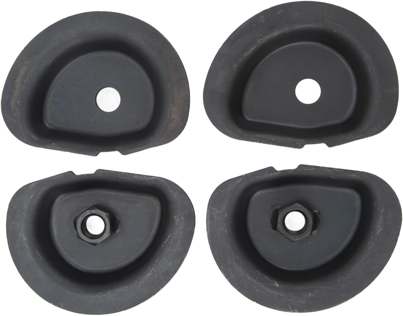 4 Set Rear Coil Spring Retainers C21911, Trailing Arm Coil Spring Retainers Kit Replacement for C10 Truck 1963 to 1972 with 4 Retainers and Bolts
