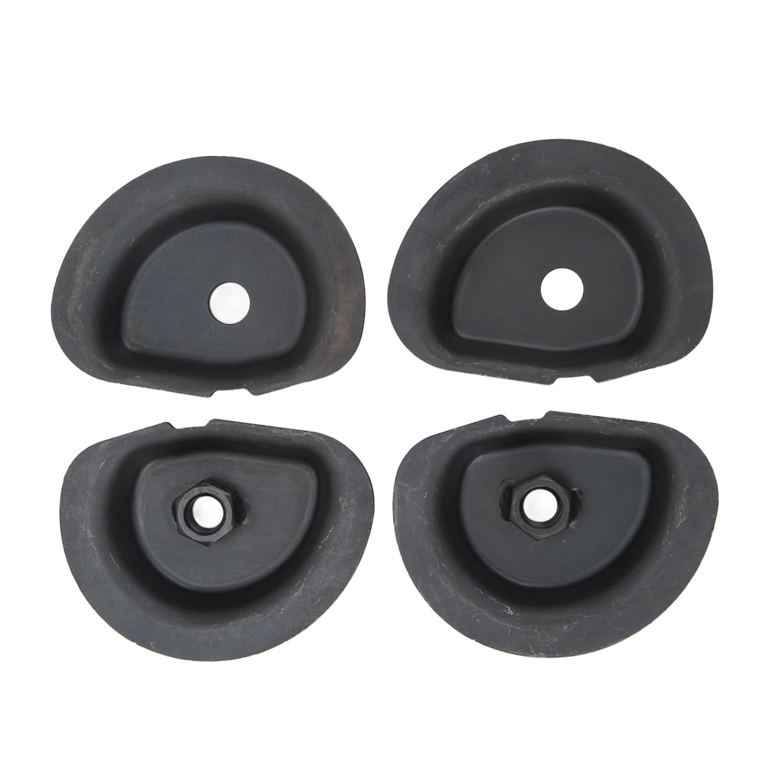 Akozon Rear Coil Spring Retainers C21911, BPC 2069, Trailing Arm Spring Retainers Kit for C10 Truck 1963 to 1972, 4 Set Replacement