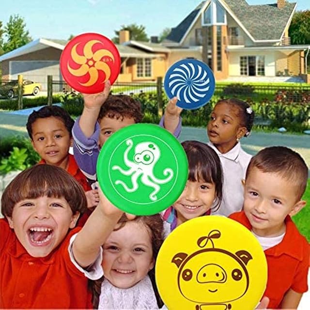 Foto 3 de 7 de Disco Volador Infantil de Espuma PU, 20 cm, Suave y Ligero para Exterior
