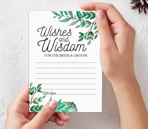 Miniatura 5 de Inkdotpot - Lote de 50 tarjetas de consejos para deseos y sabiduría Greenery