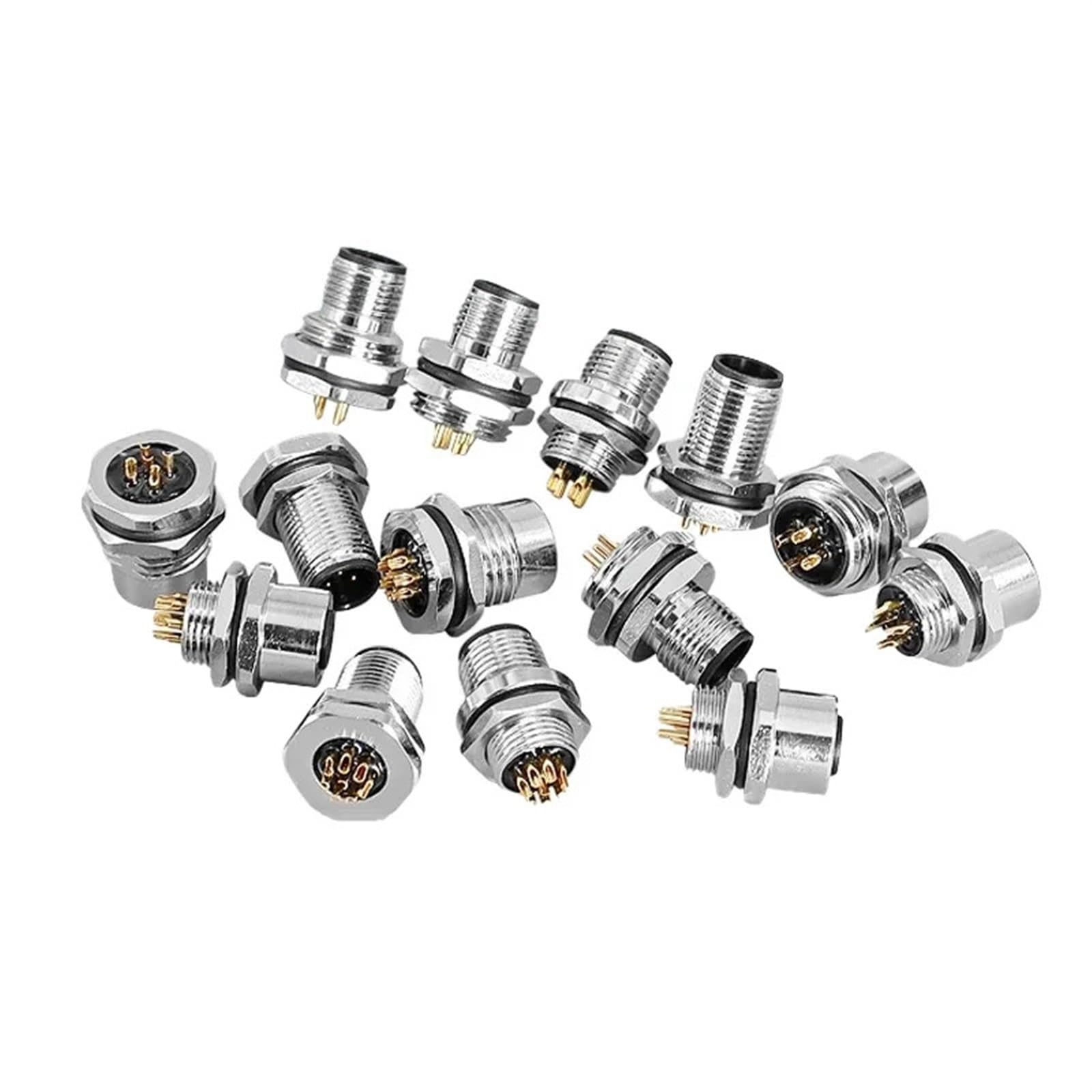 Connecteur M12-A mâle 5 broches IP67 avec blindage électromagnétique supérieur pour automates