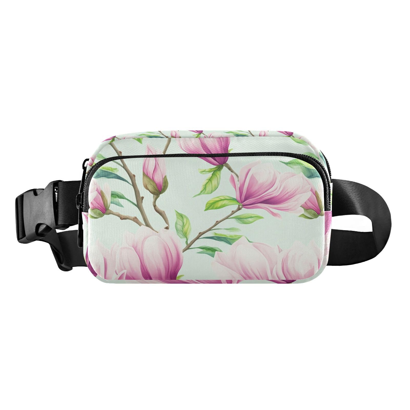 Flower Fanny Packs for Women Men Crossbody Bag Fashion Waist Packs Sling Belt Bag Waist Pouch with Adjustable Strap for Outdoors Workout Shopping Travel Hiking-image-32