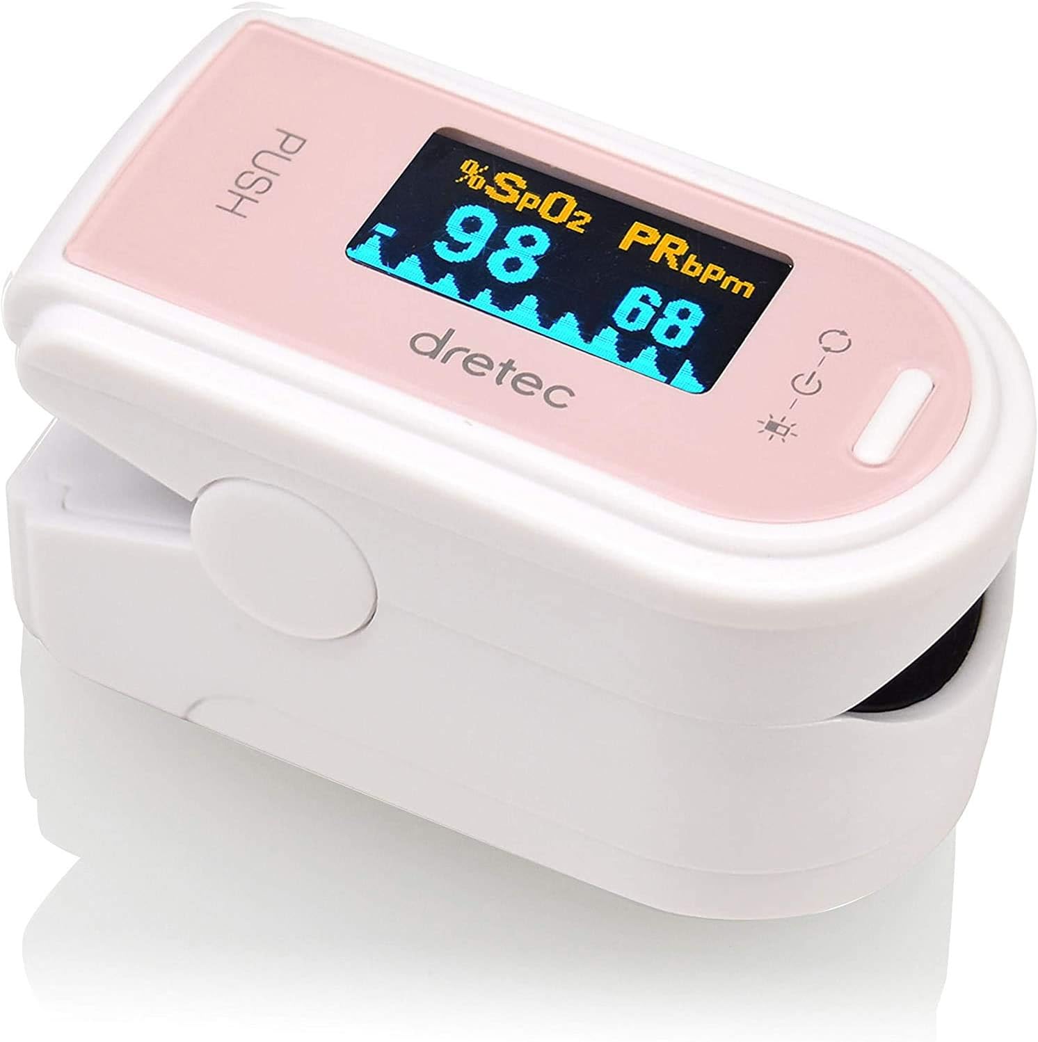 Buy Dretec Pulse Oximeter, Oxygen Concentration Meter, EasytoRead