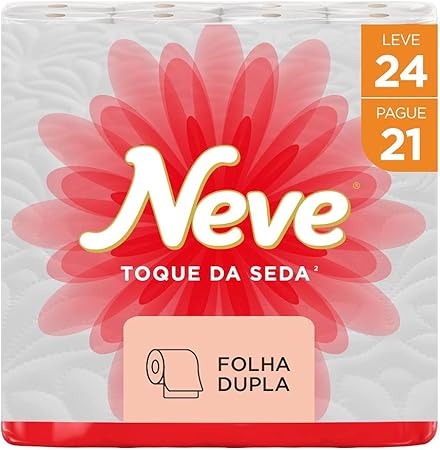 Neve Papel Higiênico Toque de Seda, 30m, Leve 24 Pague 21 Menor preço em Neve Papel Higiênico Toque de Seda, 30m, Leve 24 Pague 21