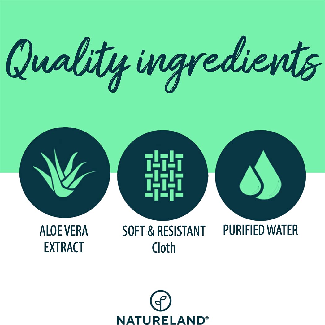 [150 pcs Extra-Large] Natureland Dog Ear Wipes - Extra Large Pads [170%] - Otic Cleaning Wipes for Infections and Controlling Ear Infections and Ear Odor in Pets - image 3