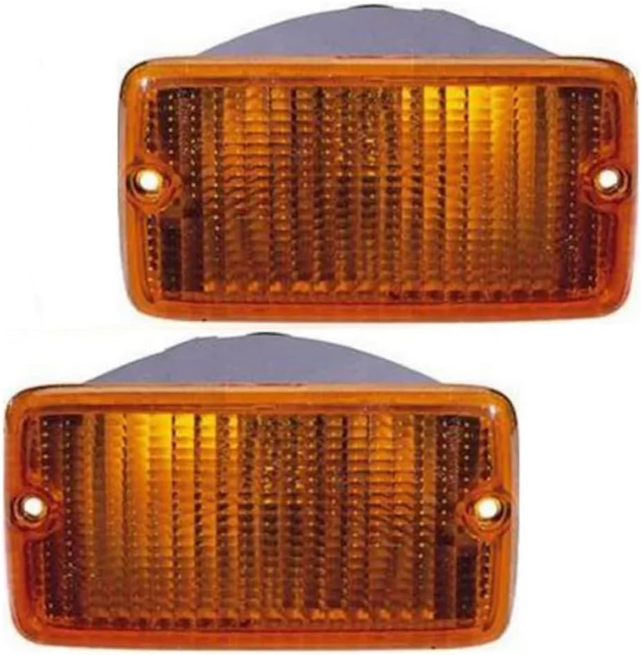 KarParts360 For Jeep Wrangler Signal Light Assembly 1997 98 99 2000 Driver and Passenger Side Pair For CH2520131