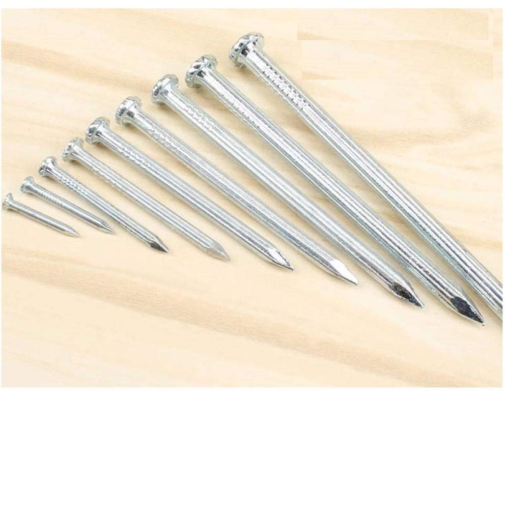 Clavos de Cemento,Clavos de Pared Tachuelas Clavos Clavo for hormigón, Clavo Largo, Clavo de Acero for Pared, Clavo for Cemento, 304 de Alta Resistencia(One Catty/2 Inches)