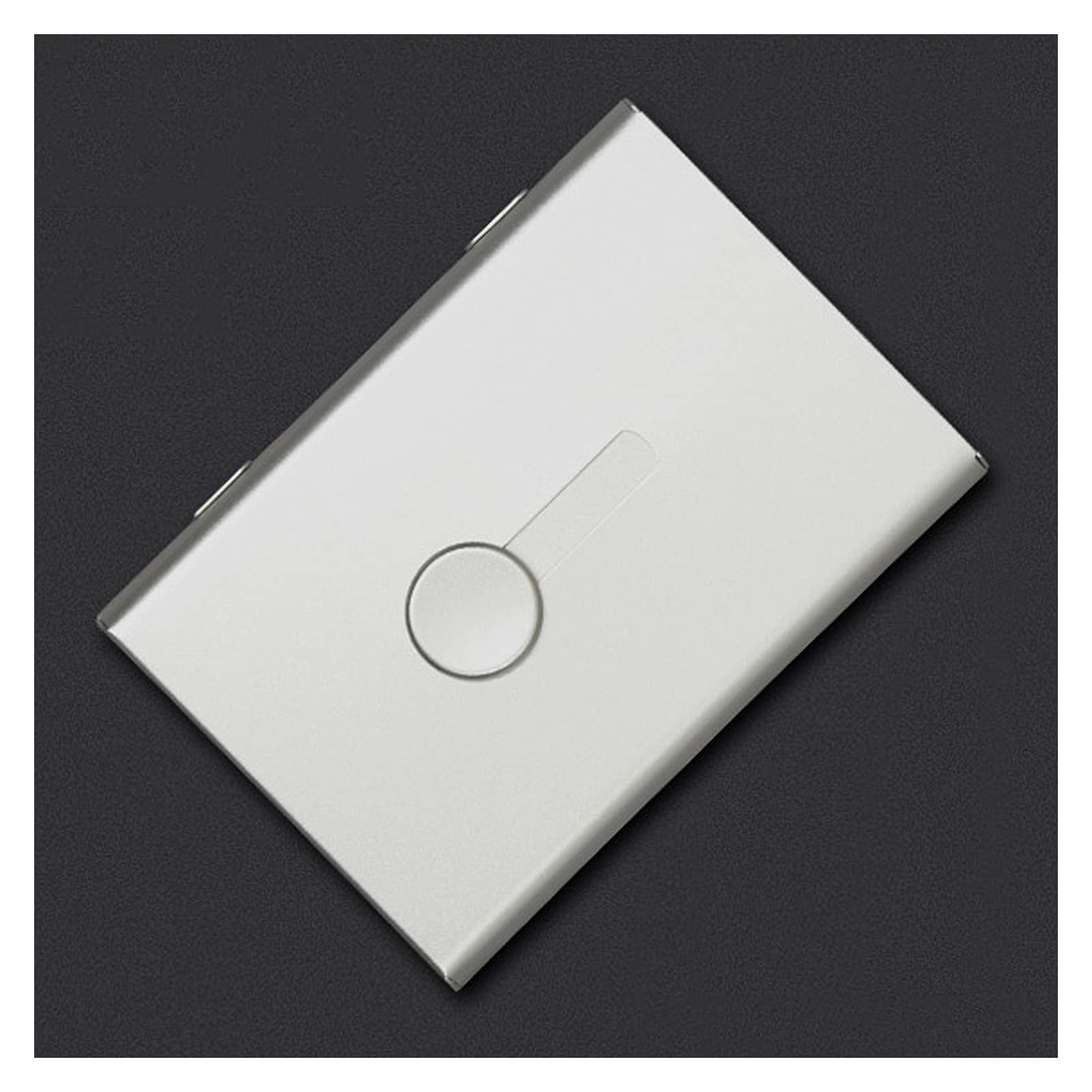 Porta Biglietti da Visita Porta biglietti da visita Sfilare fuori i titolari di biglietti da visita Caso della carta del titolare della carta dell'acciaio inossidabile for gli uomini e le donne Portab