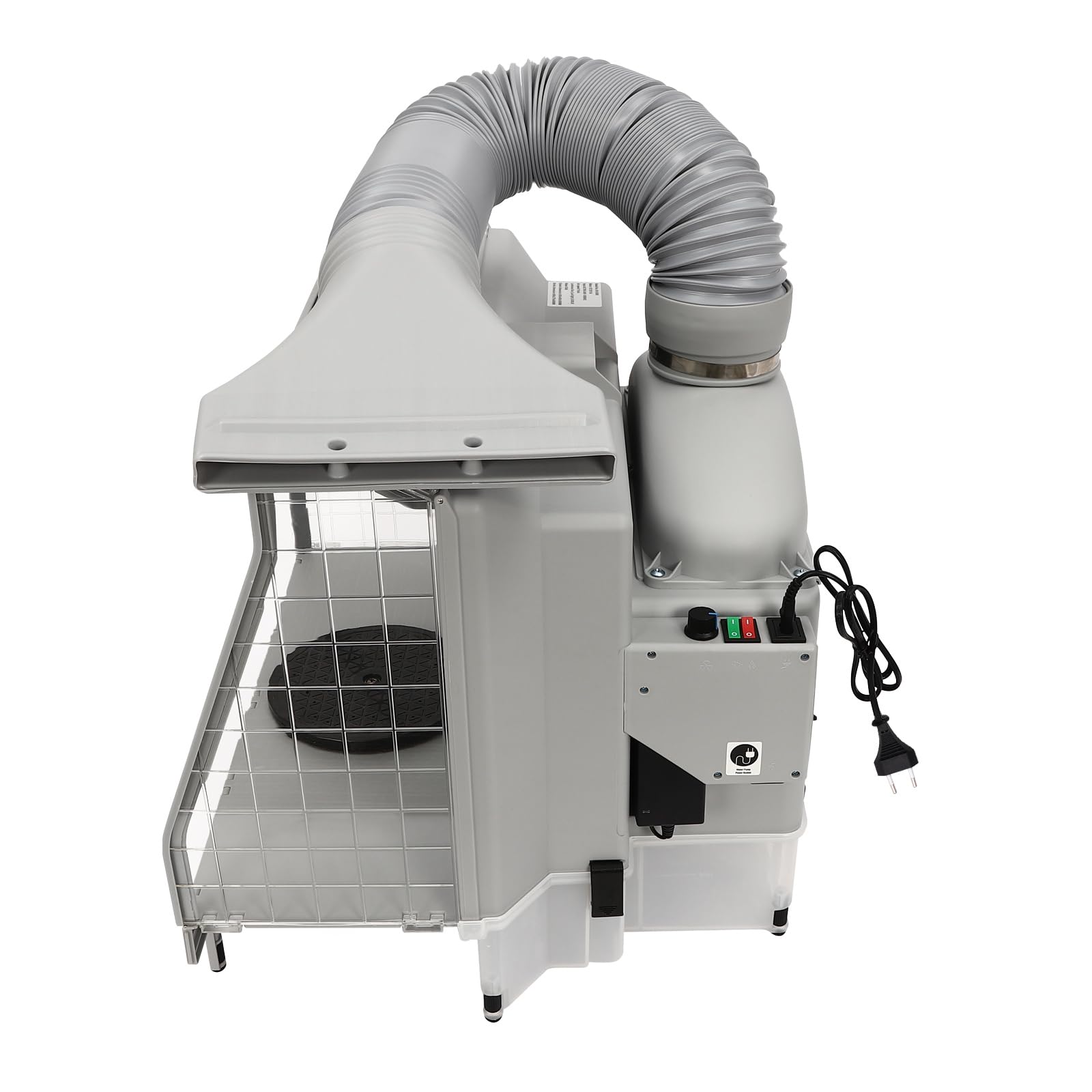 Airbrush Lackierkabine mit Wasserwand 11 m³/min 3 LED Lichtröhren Doppelte Filtration 3 Ventilatoren