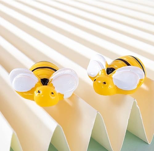Miniatura 3 de glacely 60 piezas de diminutas abejas de resina con forma de abejas de resina para manualidades, decoración de abejas planas con caja de