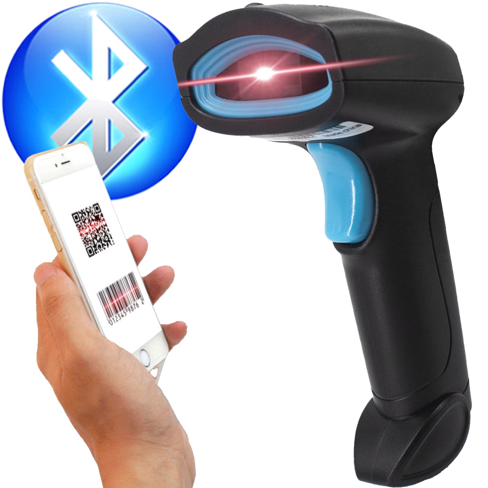Snapklik.com : KILOGOGRAPH Bluetooth QR Code Scanner - Book Scanner For ...