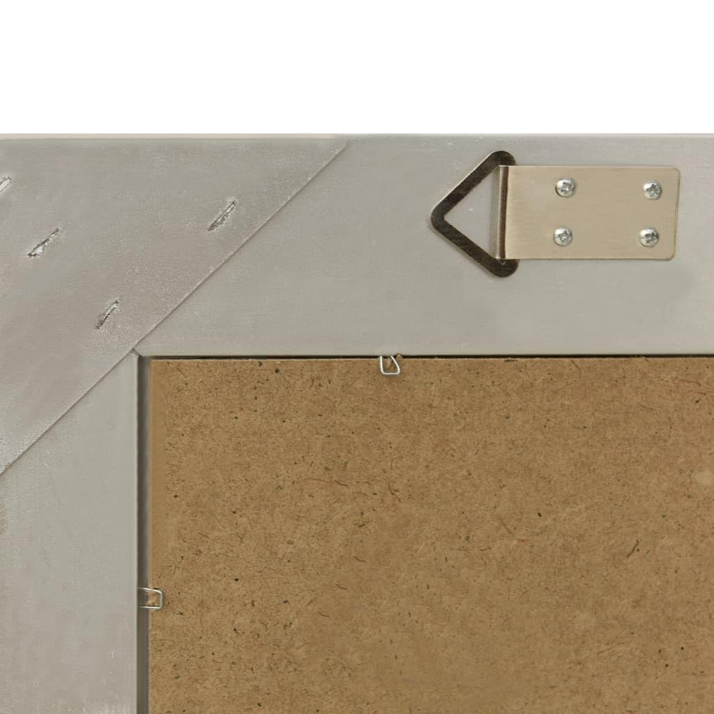 Woonisher Specchio da Parete Stile Barocco 50x60 cm Argento