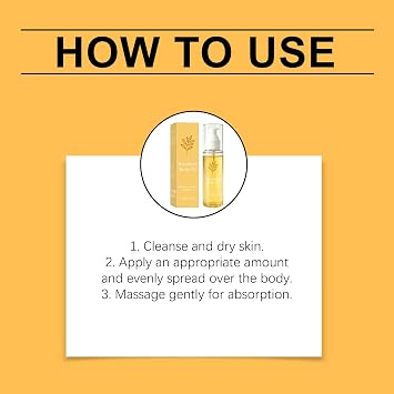 Lifting Body Care Oil, Deep Nourishment, Firm and Tightening Skin, Recover Skin Elasticity, Lasting Hydration, Plant Extracts, For Neck Chest Arms Thighs, 120Ml (3 pcs)