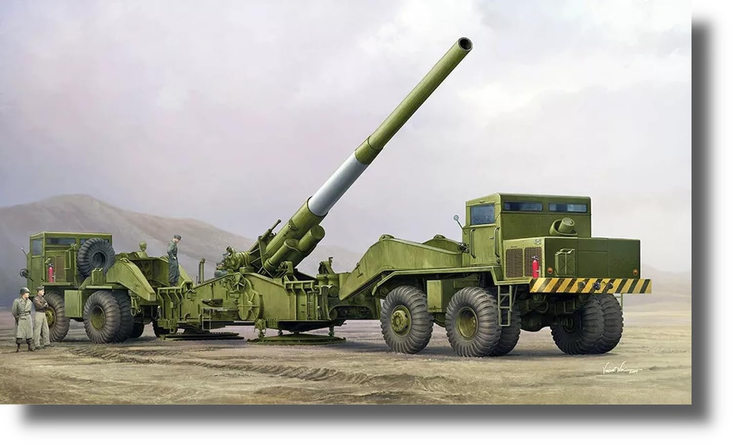 M65 280 mm Atomic Cannon Annie I Love Kit réplique de collection