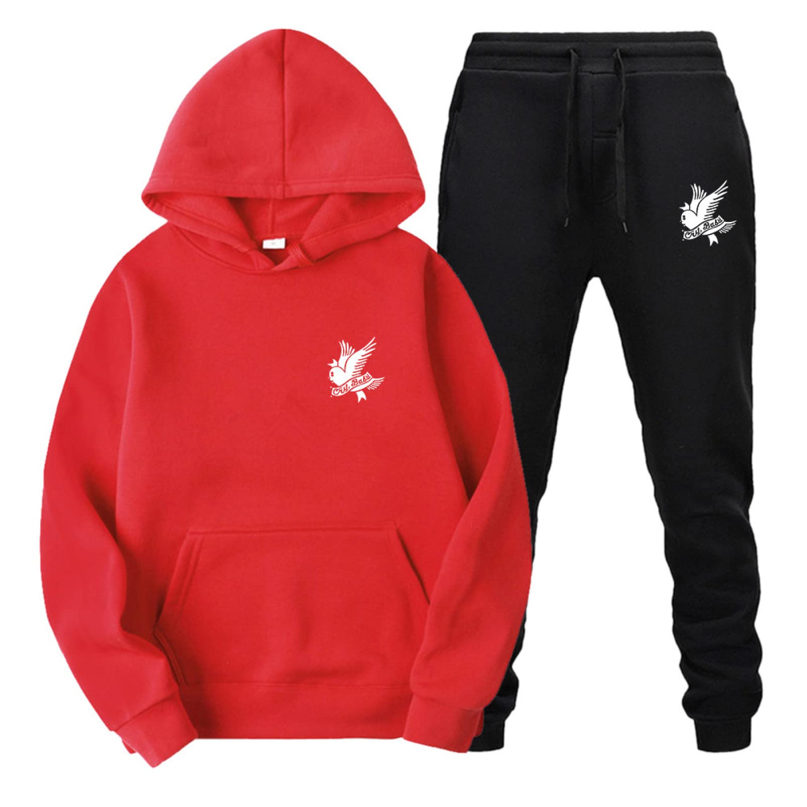 Set di Maglioni Sportivi Casual Stampati Sciolti,N-04,XXL