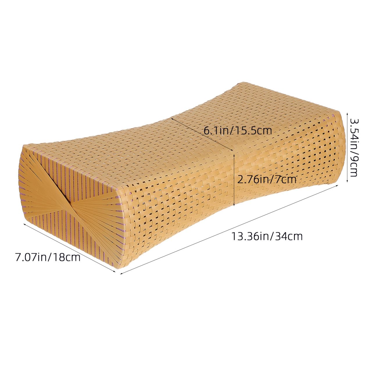 iplusmile Almohada de sauna, almohada de sauna de ratán simulado, almohada de descanso para el cuello, accesorios de sauna, reposacabezas para relajarse en casa, gimnasio, saunas, spa, spas, salas de