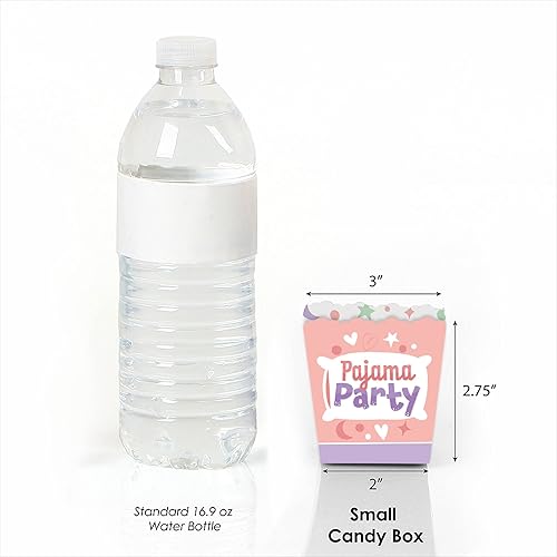 Miniatura 3 de Big Dot of Happiness Juego de 12 cajas de regalo para fiesta de pijamas, fiestas de cumpleaños, fiestas de cumpleaños, cajas de dulces