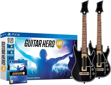 PS4 ギターヒーロー LIVE ヨーロッパ版　guitar HERO LIVE Amazon.com: Guitar Hero Live 2-Pack Bundle - PlayStation 4