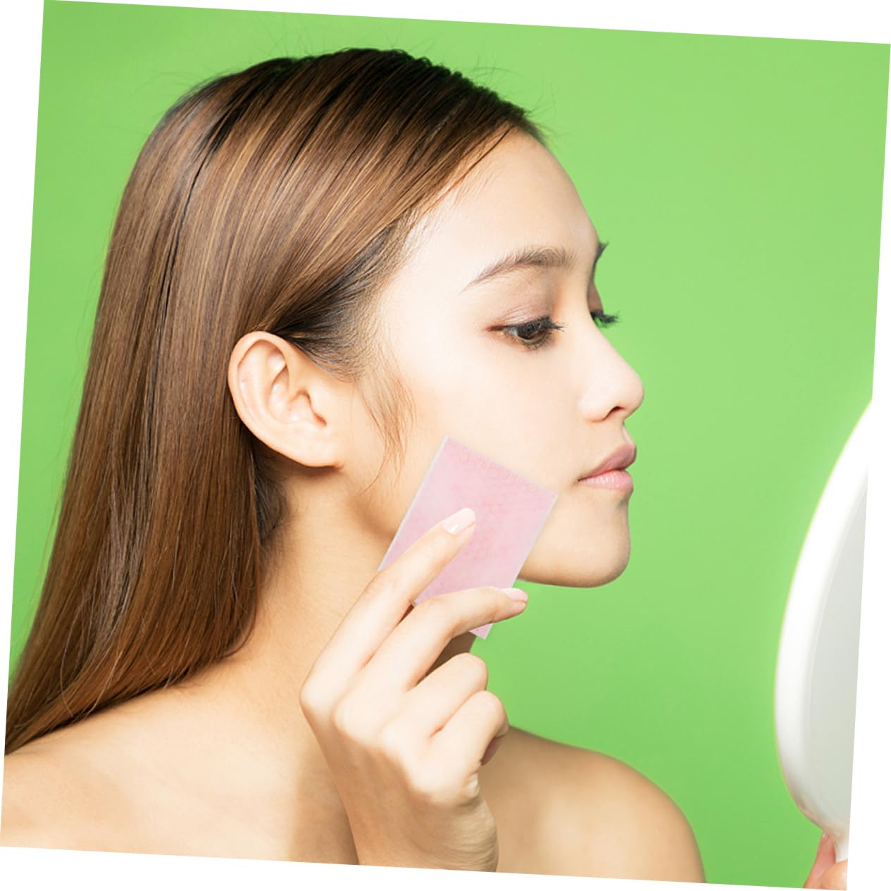 Disques Démaquillants Portables 10 Pièces, Tissu Non Tissé, Texture Douce et Confortable, pour Démaquillage du Visage en Voyage