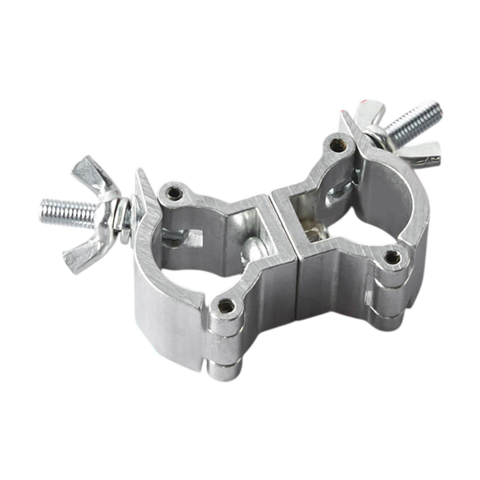 NIVAA Stage Light Truss Clamp Heavy Duty for Concert 15kg Capacity Stage Equipment Double Hook Silver-image-21