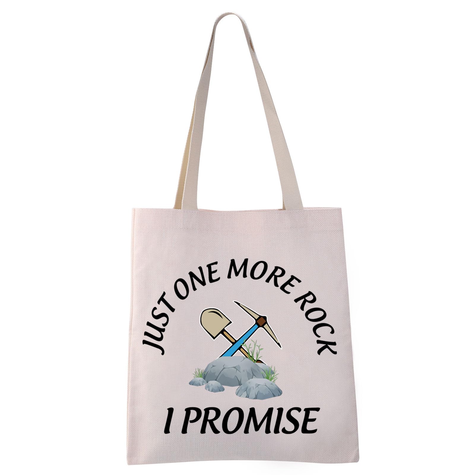 VAMSII Rock Collector Bag - Funny Geology Gifts for Rock Lovers (WT-I PROMISE)