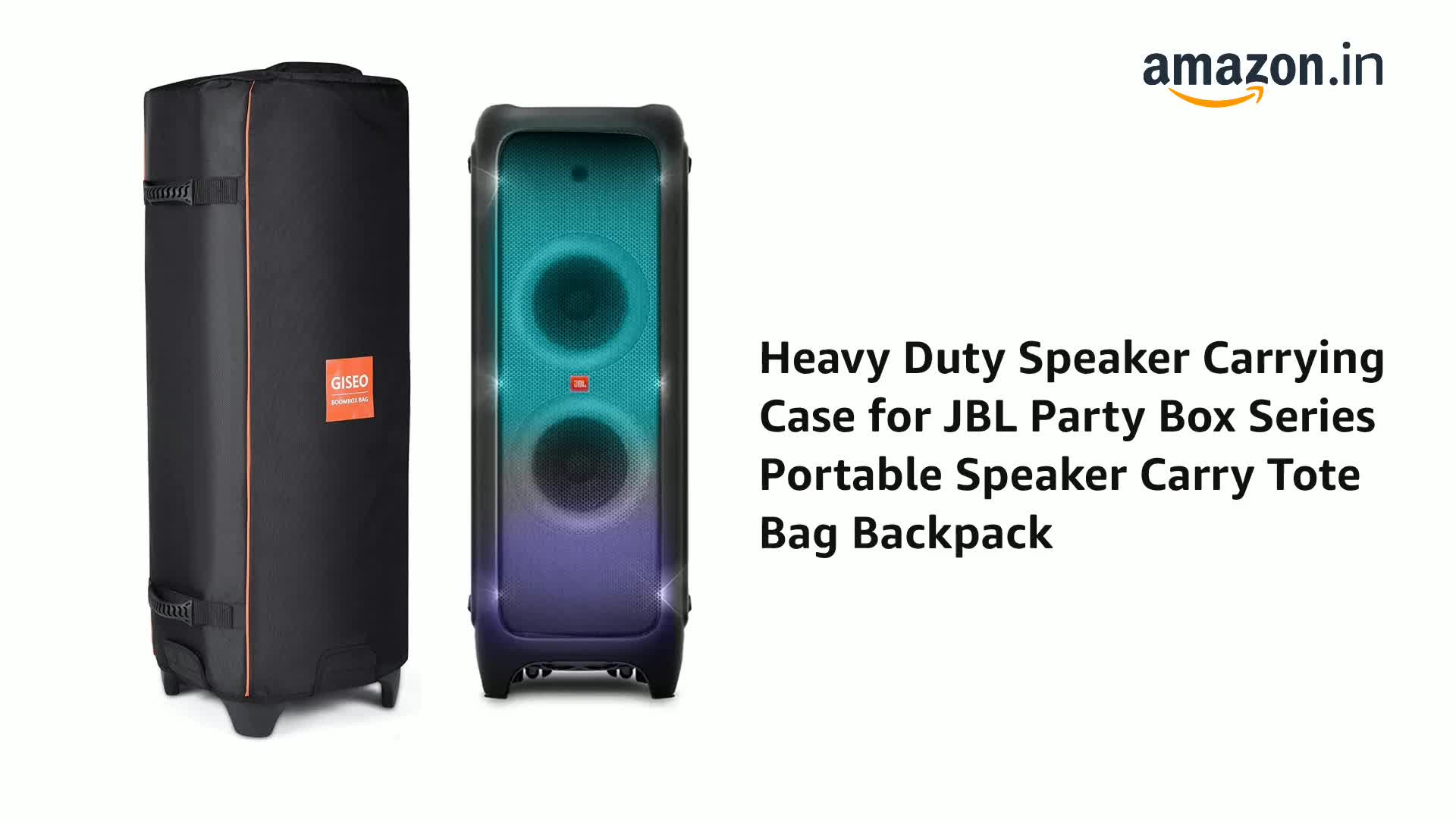 Heavy Duty Speaker Carrying Case for JBL Party Box Series Portable