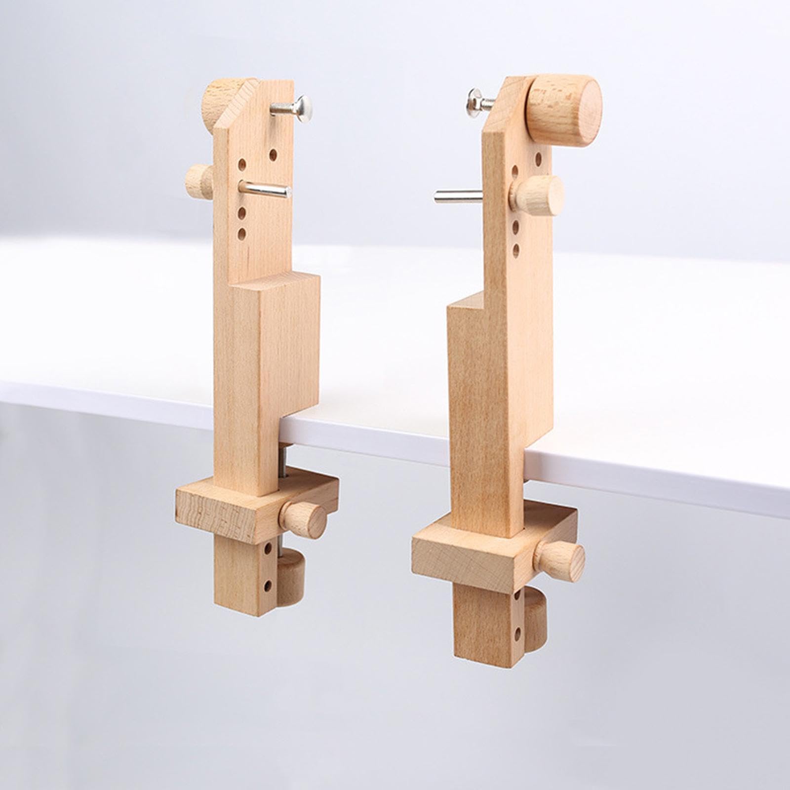 Milageto Bastidor de Soporte de Madera Ajustable para Bordado de Estructura para Tela Herramienta para Tapicería Adecuado para