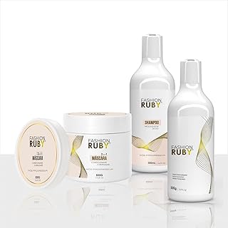 Combo Progressiva Fashion Ruby Linha Gold e Kit Manutenção Pós Progressiva 500g