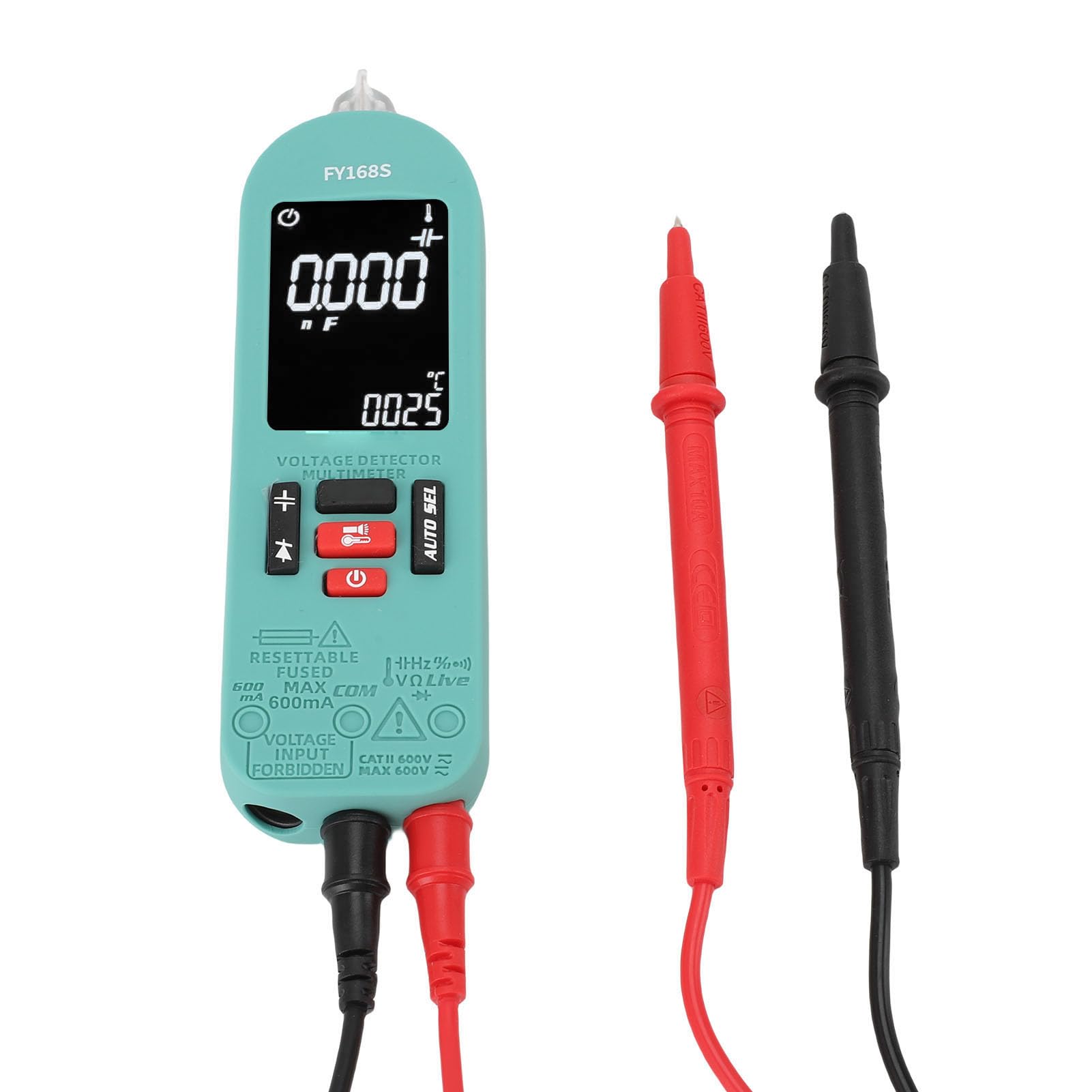 Medidor de Voltaje Activación Automática de Corriente