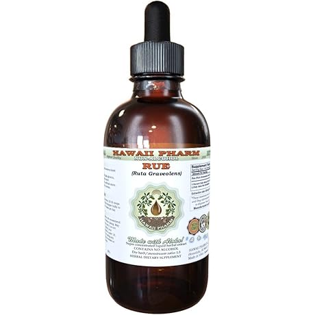 Aceite de Ruda Natural - Extracto Líquido Sin Alcohol de Hawaii Pharm