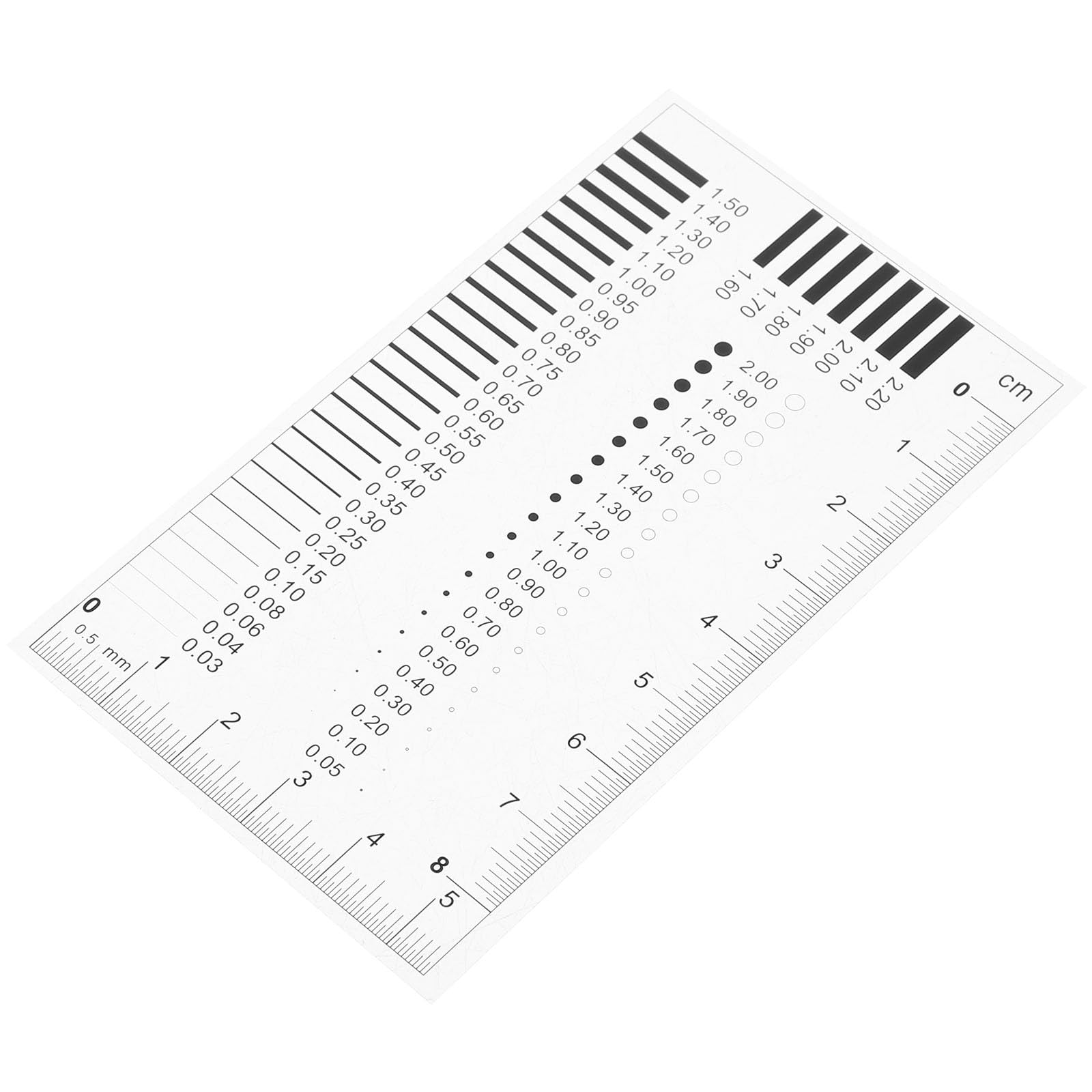 製図検品物　透明定規部分ヒビ　くすみ Amazon.co.jp: HYTROVE 高精度ひび割れ幅定規 透明傷スポット検査