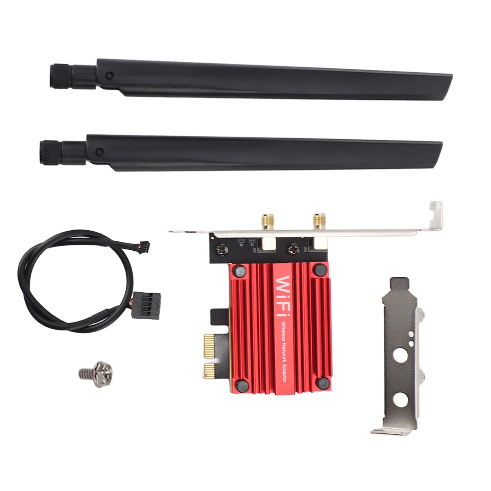 Scheda WiFi PCIE da 5374Mbps 3 Bande MU MIMO5.3 per PC Desktop WIN 10 11, Crittografia Intels WPA3