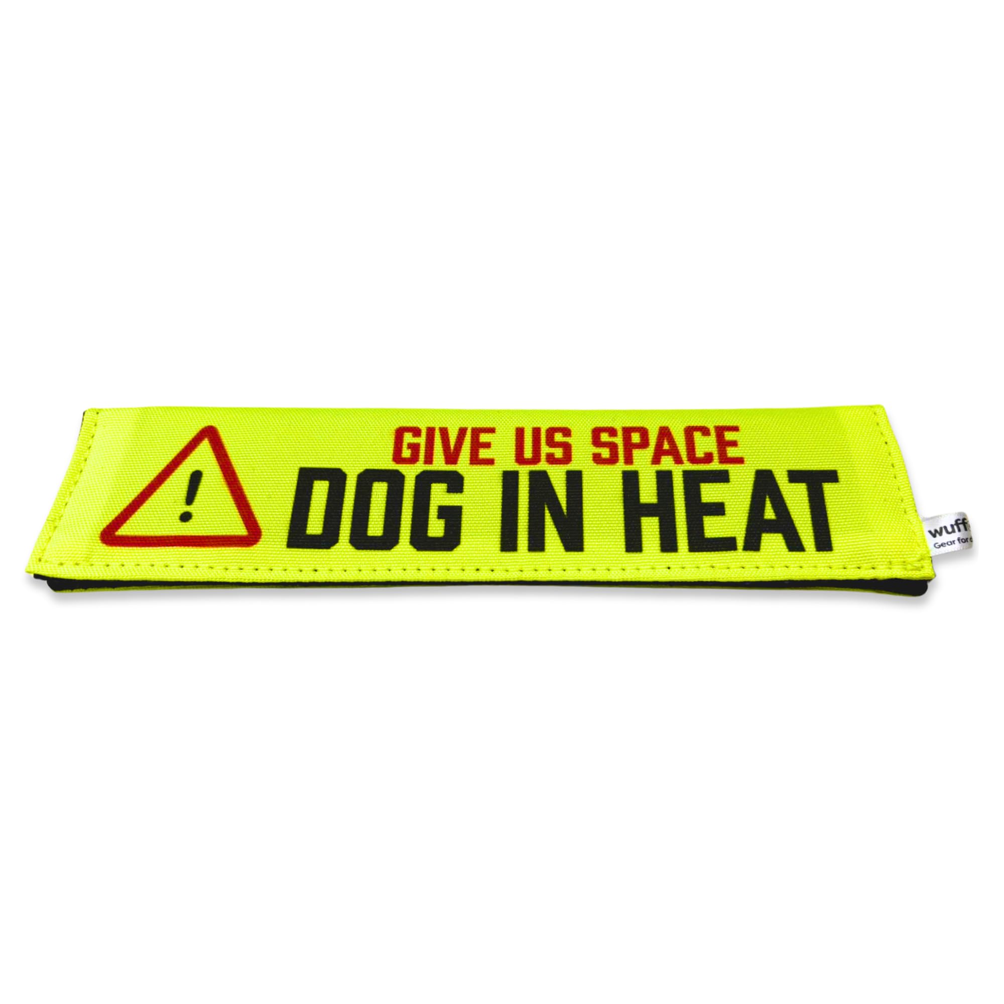Dog In Heat - Give Us Space - Awareness Dog Lead Sleeve