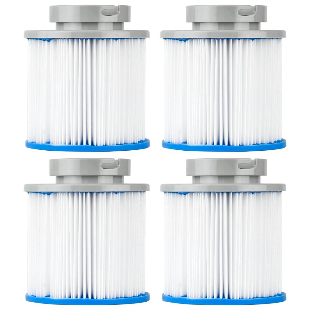 Clear Choice Pool Spa Filter 4.38 Dia x 4.13 in Cartridge Replacement for M-SPA B03008 Baleen AK-B0300874, [4-Pack]