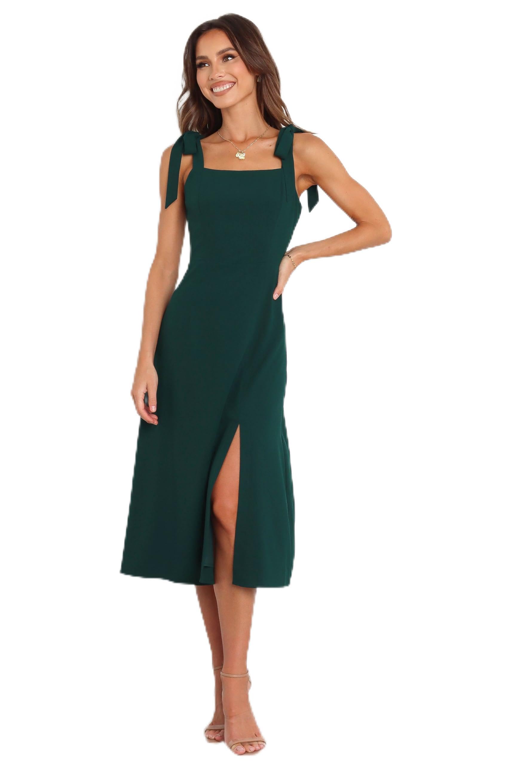 Petal & Pup Women's Laurel Special Occasion Dress, Emerald, 6