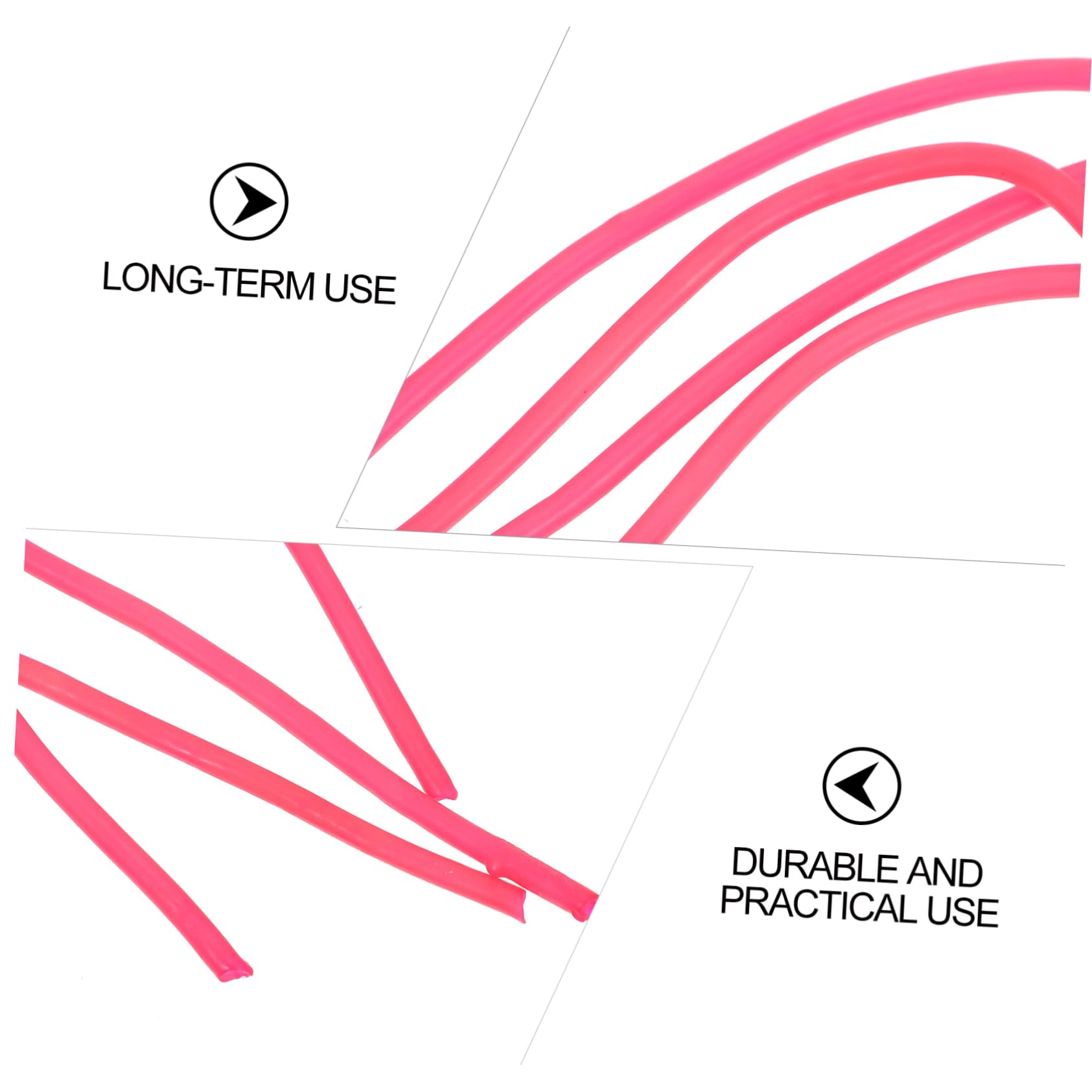 HEMOTON Leather Pipe Covers 4 Pcs Protective Rubber Covers for Dulcimer Accessories Adjustment Parts