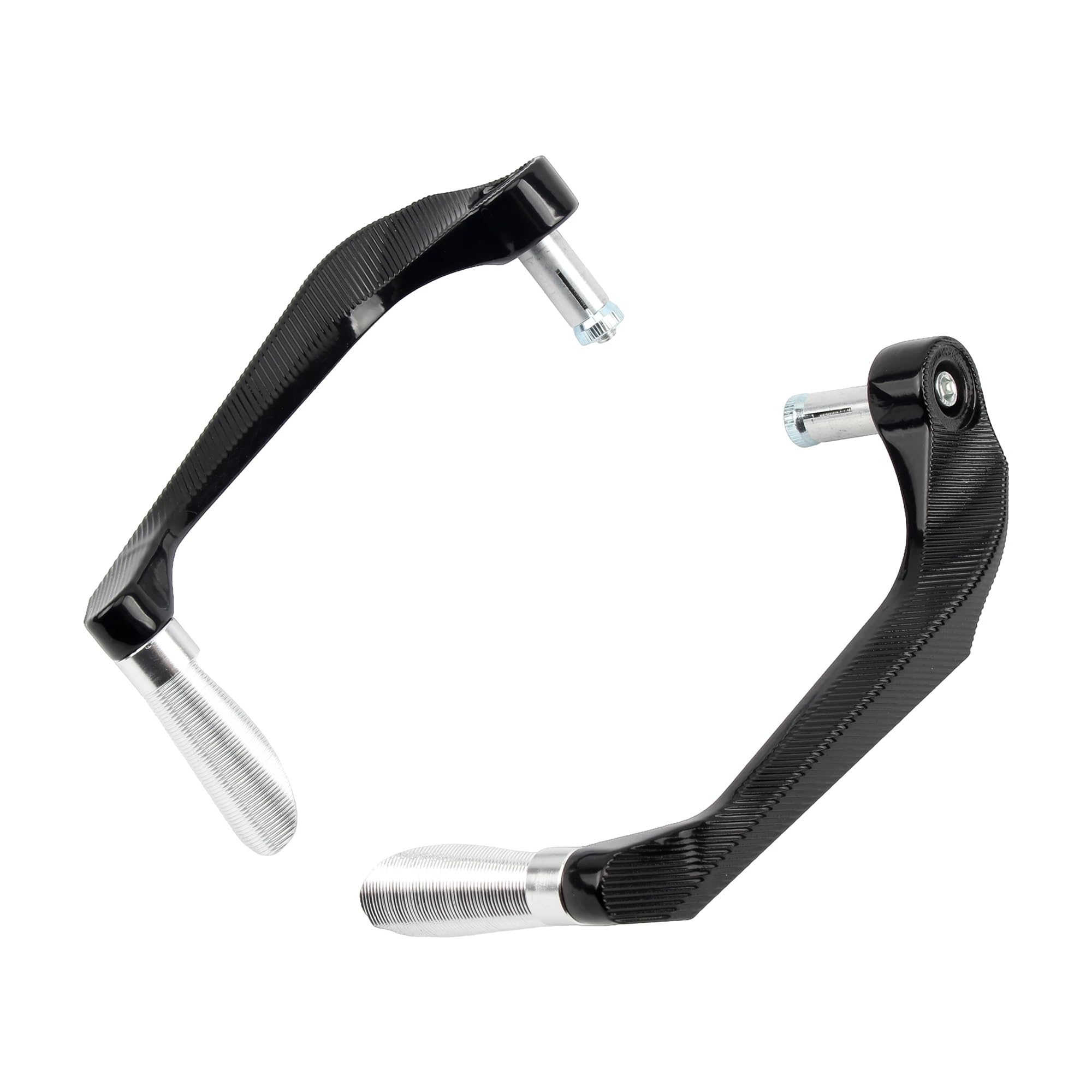 Lbcsrmh Silver Motorcycle Brake Clutch Lever Protector Motorcycle Hand Guard Brake Protection Rod Motorbike Handlebar Brake Clutch Lever Hand Guard Protector Hands Guard Levers